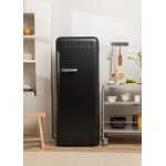 R�frig�rateur r�tro - create - 281l - noir - esth�tique ann�es 50