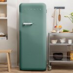 Rfrigrateur rtro - 281l vert - grande capacit - cologique