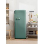 Rfrigrateur rtro - capacit 281l - vert - grande capacit - cologique