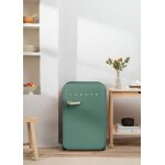 R�frig�rateur r�tro - create - 107l - vert sauge - esth�tique ann�es 50 - grande capacit�