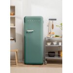 Rfrigrateur rtro - grande capacit : 281l - vert - cologique.
