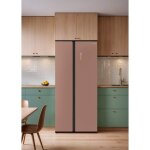 Rfrigrateur side by side - studio - 550 l - distributeur deau - no frost - marron