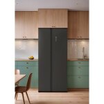 Rfrigrateur side by side - studio - 550 l - distributeur deau - noir - no frost