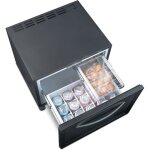 Rfrigrateur  tiroir - 50l - mini frigo encastrable - 12v / 220v - avec led et contrle mcanique - ...