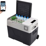Rfrigrateur de voiture - duoku - 12 volts - conglateur portable - zone unique 30 l - avec roues et ...