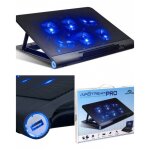 Refroidisseur pc portable - air stream - 18 - 2000 rpm - 12 db(a) - 6 ventilateurs