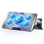 Refroidisseur ordinateur portable - refroidissement ultra rapide - rgb - 5 ventilateurs silencieux - ... Refroidisseur ordinateur portable - refroidissement ultra rapide - rgb - 5 ventilateurs silencieux - ...