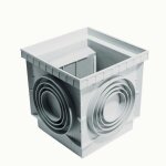Regard 20x20cm pour branchement des eaux pluviales et systme lectrique rehause bouche dvacuation