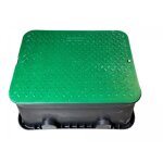 Regard de vanne jumbo rectangulaire verrouillable arrosage automatique 64 x 50 cm