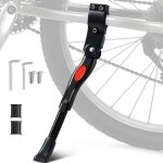 R�glable b�quille velo laterale en alliage daluminium avec pied en caoutchouc antid�rapant - support ...