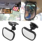 R�glable miroir de voiture pour b�b� r�troviseur arri�re enfants moniteur inverse s�curit� si�ges miroir ...