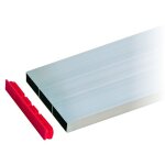 R�gle alu rectangulaire 2 voiles 3 alv�oles l 4 m - taliaplast - 380201