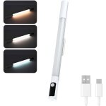 Reglette led cuisine 38cm lampe led rechargeable avec cran lcd3 tempratures de couleur pour la cuisine ...