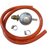 Régulateur de gaz propane - 30 mbar - 1 mètre de tuyau - accessoires de cuisine pour lextérieur - pour ... Régulateur de gaz propane - 30 mbar - 1 mètre de tuyau - accessoires de cuisine pour lextérieur - pour ...