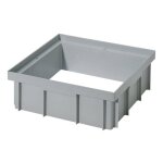 R�hausse de regard - hauteur 10 cm - 29x29 cm - 30x30 cm - polypropyl�ne - gris - installation facile ...