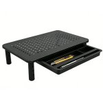 Rehausseur d�cran pc avec tiroir support ordinateur portable 3 hauteur r�glables support �cran moniteur ...