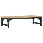 R�hausseur d�cran avec rangement - vidaxl - pieds r�glables - ch�ne sonoma - bois ding�nierie - 55x23x14 ...
