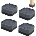 Rehausseur meuble 4pcs rehausseur pied de chaise 4 cm pied meuble pour canap� bureau canap� table biblioth�que ...