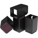 Rehausseurs de meubles 5cm acier carbone auto - adh�sif pieds �l�phant noir 2 inch