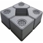 Rehausseurs de meubles pieds anti - vibrage machine  laver universelempilables 4. 4 - 7. 8 cmpp&caoutchouc ...