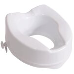 Rehausseur de toilettes - aidapt - viscount - taille 15 cm - sans couvercle - blanc