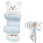 Reiller pour enfant et b�b� oreiller de couchage r�glable pour nouveau - n� amovible anti - roulement ...