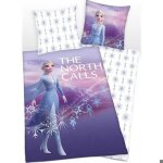 Reine des neiges - frozen - disney - parure de lit - housse de couette 140x200 cm + taie - 63x63 cm - ...