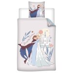 Reine des neiges parure de lit enfant 100% coton imprime rversible sister housse de couette 140x200 ...