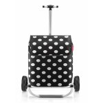 Reisenthel chariot de courses noir blanc pour femme et homme - shopping trolley dots white 290207 Reisenthel chariot de courses noir blanc pour femme et homme - shopping trolley dots white 290207