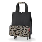 Reisenthel chariot de courses noir taupe pour femme et homme - foldable trolley baroque marble 290225 ...