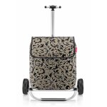 Reisenthel chariot de courses taupe noir pour femme et homme - shopping trolley baroque marble 290212 ...