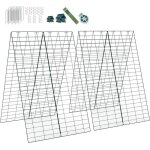 Relax4life 2 pcs treillis d�formable 122x86cm filet de jardin pour plantes grimpantes arche de jardin ...