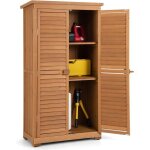 Relax4life abri de jardin en bois toit � pente armoire rangement de jardin avec 3 �tag�res amovibles ...