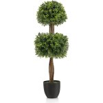 Relax4life buis artificiel 100 cm plante artificielle en pot grand arbre artificiel pour intrieur / ...