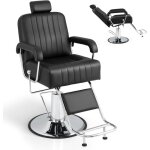 Relax4life chaise de coiffure rotative 360° hauteur réglable fauteuil de barbier avec repose - pieds ... Relax4life chaise de coiffure rotative 360° hauteur réglable fauteuil de barbier avec repose - pieds ...