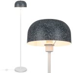 Relax4life lampadaire sur pied 146 cm lampe sur pied avec abat - jour & interrupteur  pied douille e27 ...