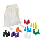 Relaxdays 160 pions de jeux de société 8 couleurs en bois avec pochette en tissu pour les petites chevaux ... Relaxdays 160 pions de jeux de société 8 couleurs en bois avec pochette en tissu pour les petites chevaux ...