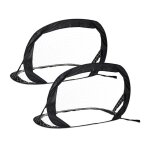Relaxdays lot de 2 cages de foot pop up accessoires pliables pour le jardin hxlxp : 80x120x85 cm housse ...
