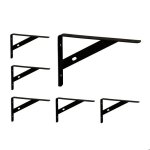 Relaxdays lot de 6 équerres murales supports pour le mur métal cornières en métal hxlxp : 95x15x15 cm ... Relaxdays lot de 6 équerres murales supports pour le mur métal cornières en métal hxlxp : 95x15x15 cm ...