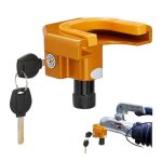 Relaxdays antivol remorque pour tte dattelage 2 cls protection contre le vol cadenas pour caravane ...