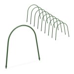 Relaxdays arceau pour serre tunnel lot de 10 pour tunnel potager ou parterre sur�lev� 31x33 cm flexible ...