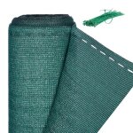 Relaxdays brise - vue hdpe 12 x 6 m vert fonc� - 150 g / m� anti - uv r�sistant aux intemp�ries
