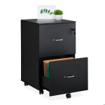 Relaxdays caisson de bureau 2 tiroirs clé pratique barres pour dossiers suspendus h x l x p : 72 x 43 ... Relaxdays caisson de bureau 2 tiroirs clé pratique barres pour dossiers suspendus h x l x p : 72 x 43 ...
