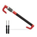 Relaxdays canne antivol voiture code � 5 chiffres bloque - volant acier r�glable serrure camping - car ...