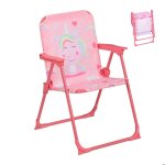 Relaxdays chaise pliante pour votre enfant licorne h x l x p : 515 x 36 x 375 cm pour lext�rieur multicolore ...