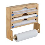 Relaxdays distributeur papier aluminium et film alimentaire porte - rouleaux mural bambou hxlxp 31 x ... Relaxdays distributeur papier aluminium et film alimentaire porte - rouleaux mural bambou hxlxp 31 x ...