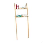 Relaxdays etagère de machine à laver bambou 2 rangements meuble de salle de bain 175 x 66 x 30 cm toilettes ... Relaxdays etagère de machine à laver bambou 2 rangements meuble de salle de bain 175 x 66 x 30 cm toilettes ...