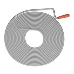 Relaxdays furet déboucheur de canalisation15 mètres pour douche évier wc spirale de nettoyage acier argenté ... Relaxdays furet déboucheur de canalisation15 mètres pour douche évier wc spirale de nettoyage acier argenté ...