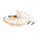 Relaxdays jeu de croquet 8 joueurs enfants et adultes set complet avec sac maillets multicolore Relaxdays jeu de croquet 8 joueurs enfants et adultes set complet avec sac maillets multicolore