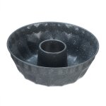 Relaxdays moule  kouglof pour divers gteaux dimensions h x d : 9 x 25 cm plat pour savarin antiadhsif ...